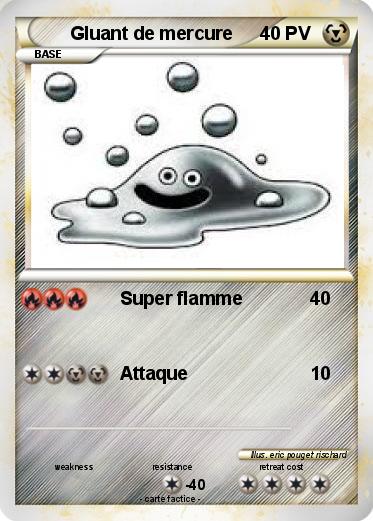 Pokemon Gluant de mercure