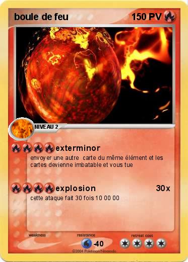 Pokemon boule de feu