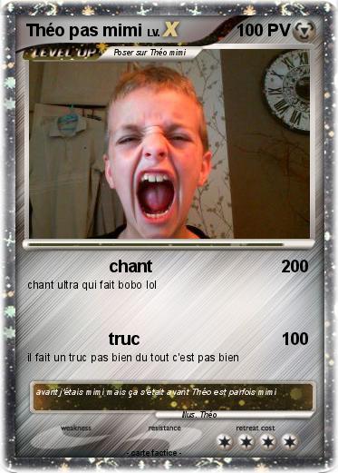 Pokemon Théo pas mimi