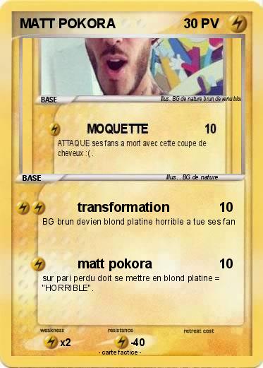 Pokemon MATT POKORA