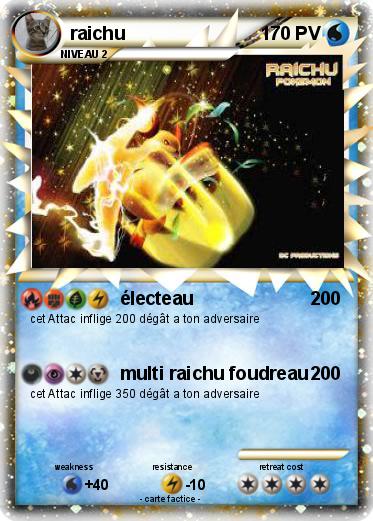 Pokemon raichu