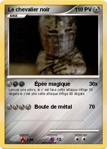 Pokemon Le chevalier noir