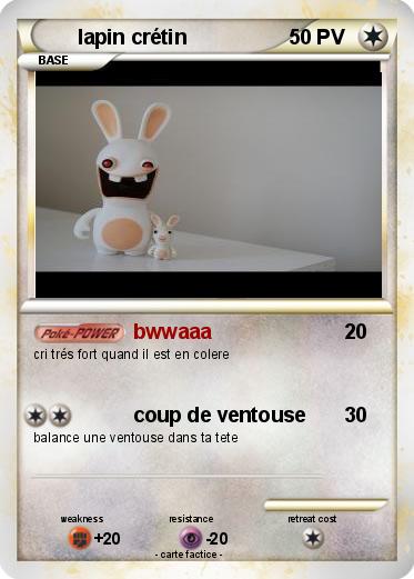 Pokemon lapin crétin