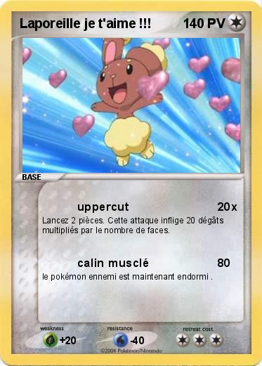 Pokemon Laporeille je t'aime !!! 