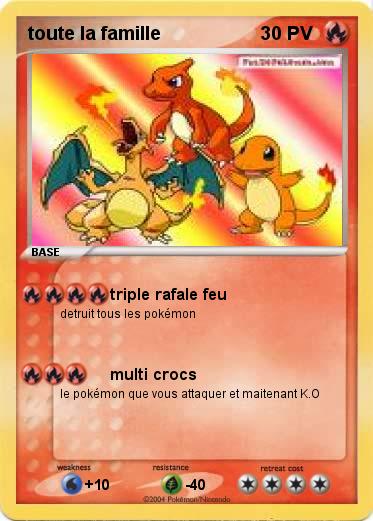 Pokemon toute la famille