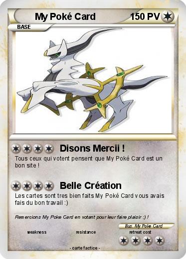 Pokemon My Poké Card