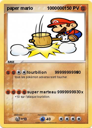 Pokemon paper mario           1000000