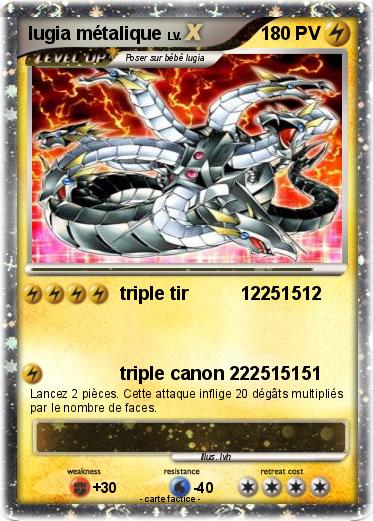 Pokemon lugia métalique