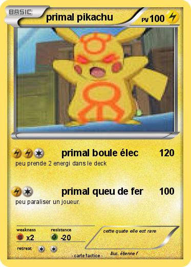 Pokemon primal pikachu