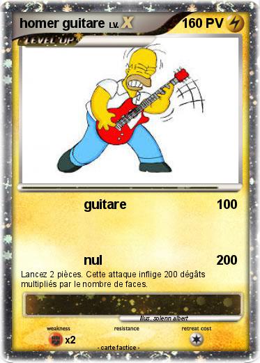 Pokemon homer guitare