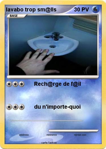Pokemon lavabo trop sm@lls