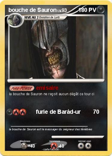 Pokemon bouche de Sauron