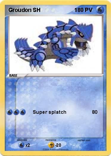 Pokemon Groudon SH                      1