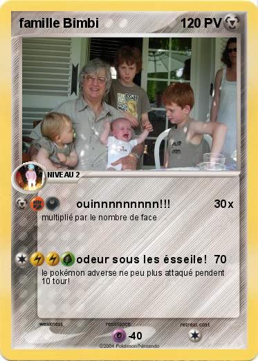 Pokemon famille Bimbi