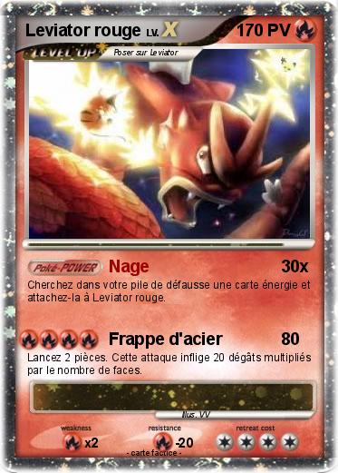 Pokemon Leviator rouge