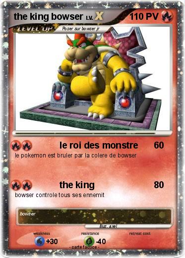 Pokemon the king bowser