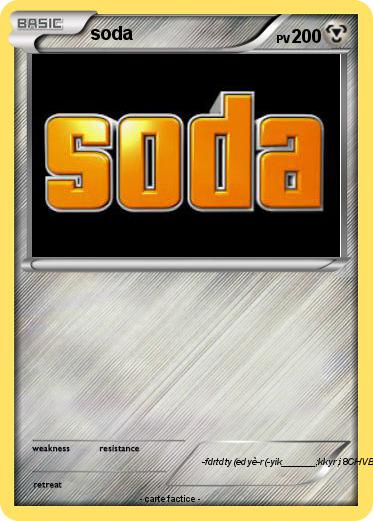 Pokemon soda