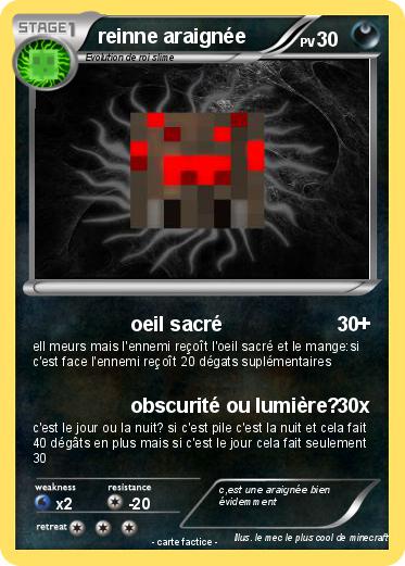 Pokemon reinne araignée