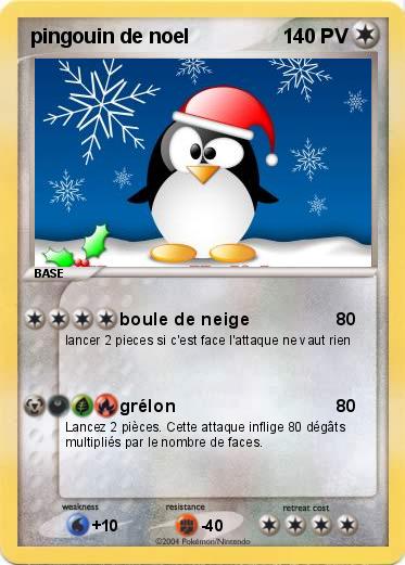 Pokemon pingouin de noel 