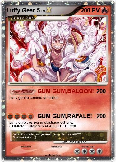 Pokemon Luffy Gear 5