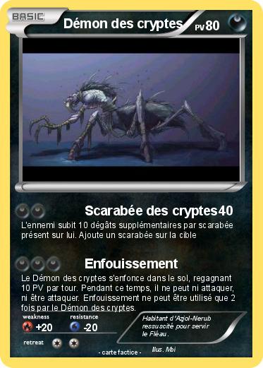 Pokemon Démon des cryptes