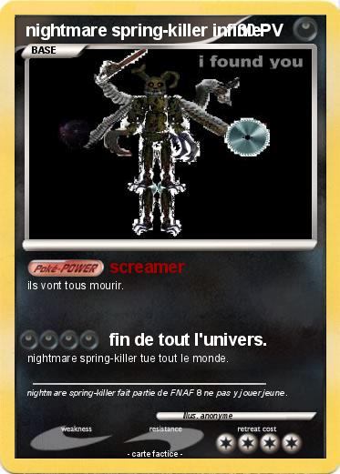 Pokemon nightmare spring-killer infinie