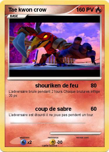 Pokemon Tae kwon crow