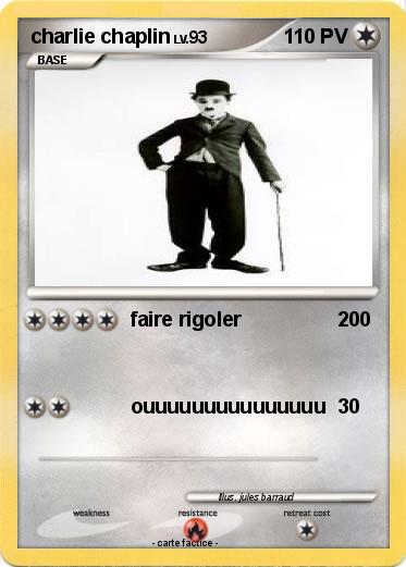 Pokemon charlie chaplin