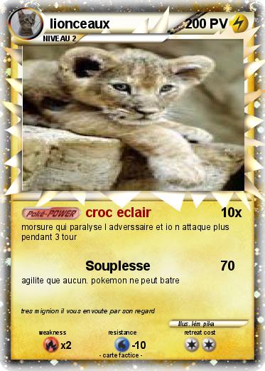 Pokemon lionceaux