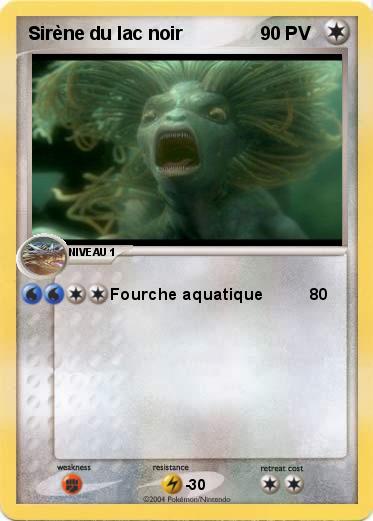 Pokemon Sirène du lac noir