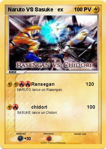 Pokemon Naruto VS Sasuke   ex