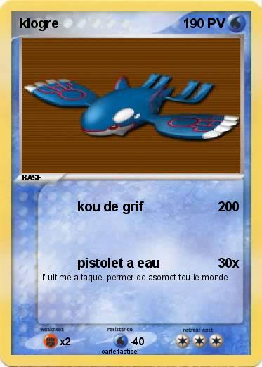 Pokemon kiogre