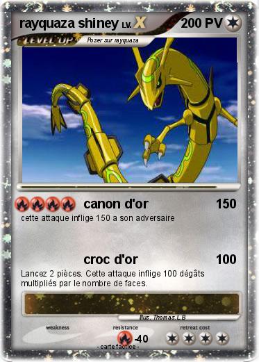 Pokemon rayquaza shiney