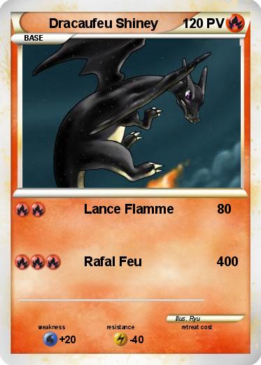 Pokemon Dracaufeu Shiney