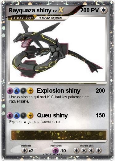 Pokemon Rayquaza shiny