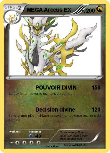 Pokemon MEGA Arceus EX