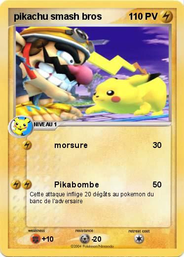 Pokemon pikachu smash bros