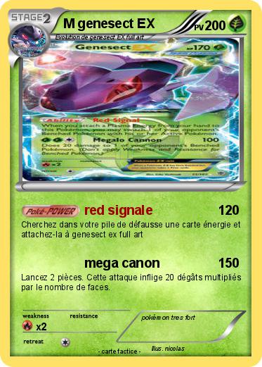 Pokemon M genesect EX