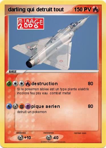 Pokemon darling qui detruit tout