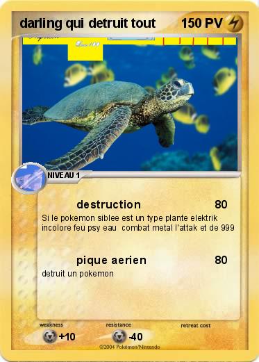 Pokemon darling qui detruit tout