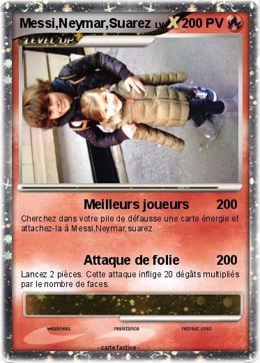 Pokemon Messi,Neymar,Suarez