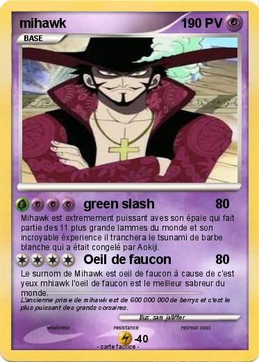 Pokemon mihawk