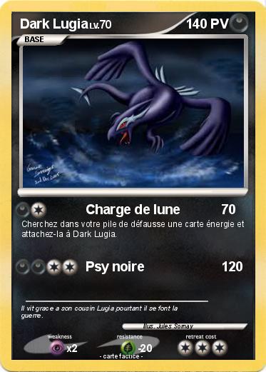 Pokemon Dark Lugia