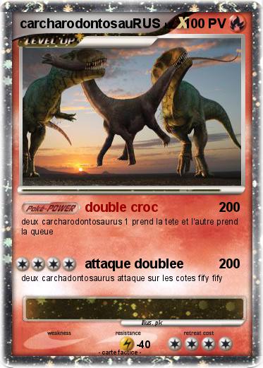 Pokemon carcharodontosauRUS