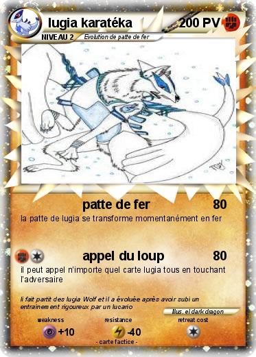 Pokemon lugia karatéka