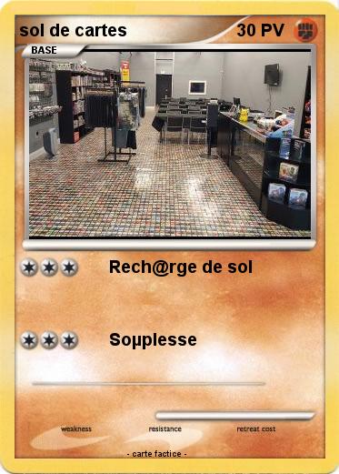 Pokemon sol de cartes