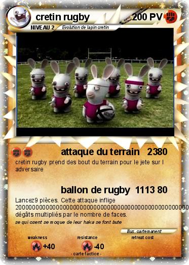 Pokemon cretin rugby