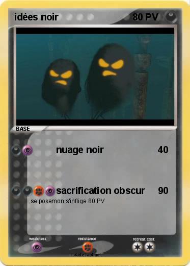Pokemon idées noir