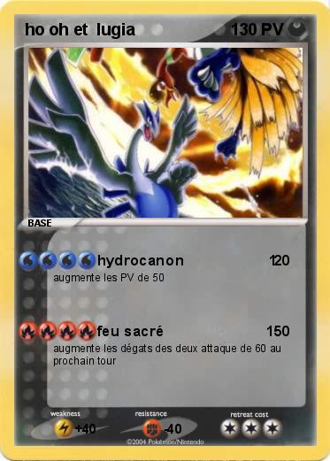 Pokemon ho oh et  lugia