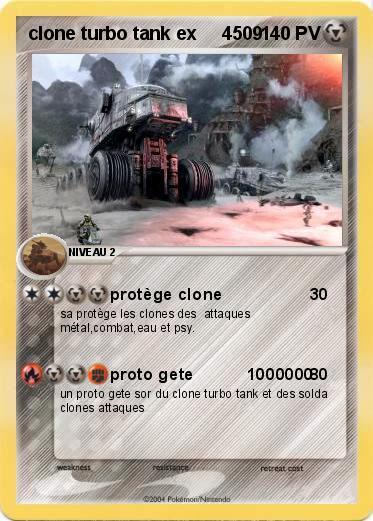 Pokemon clone turbo tank ex     4509